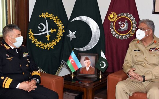 Zakir Həsənov Pakistanın Quru Qoşunlarının komandanı ilə görüşüb