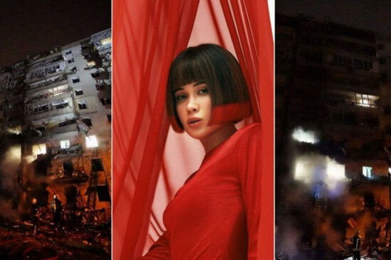 Ukraynalı estrada ulduzu gülləkeçirməz zirehli gödəkcələrin tikişi ilə məşğul olur - FOTO