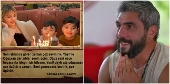 Həyat yoldaşı və oğullarını görən Pərviz göz yaşlarını saxlaya bilmədi - FOTO/VİDEO