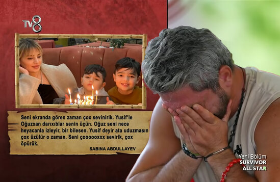 Həyat yoldaşı və oğullarını görən Pərviz göz yaşlarını saxlaya bilmədi - FOTO/VİDEO