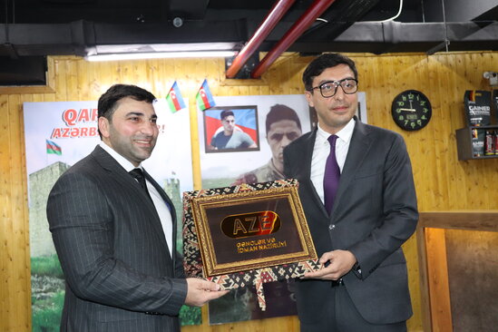 Gənclər və idman naziri Kamil Zeynallıya məxsus fitness zalının qonağı oldu - FOTO-VİDEO