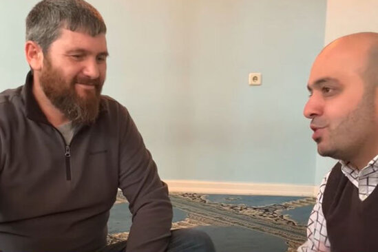 Odessada ata və oğul islamı qəbul etdilər - VİDEO