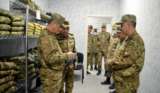 Zakir Həsənov Kəlbəcərə gedib, yeni hərbi infrastrukturlara baxış keçirib - FOTO/VİDEO