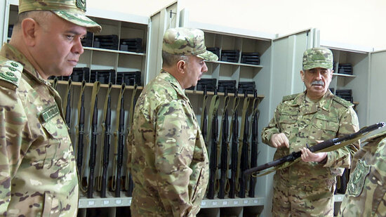 Zakir Həsənov Kəlbəcərə gedib, yeni hərbi infrastrukturlara baxış keçirib - FOTO/VİDEO