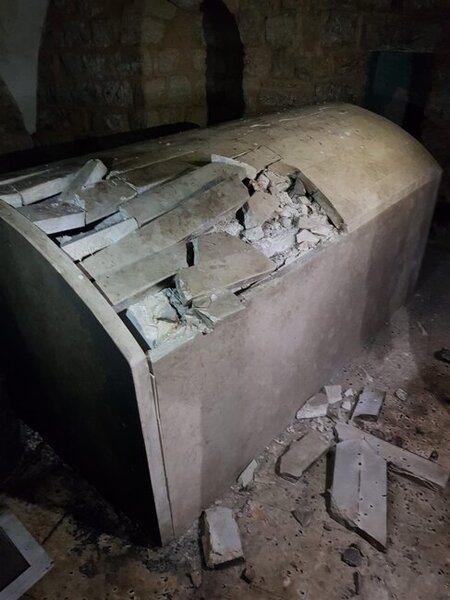 Həzrəti Yusifin türbəsi dağıdıldı - Fotolar