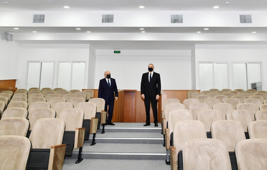 Prezident İlahiyyat İnstitutunun yeni binasının açılışında iştirak edib - FOTO