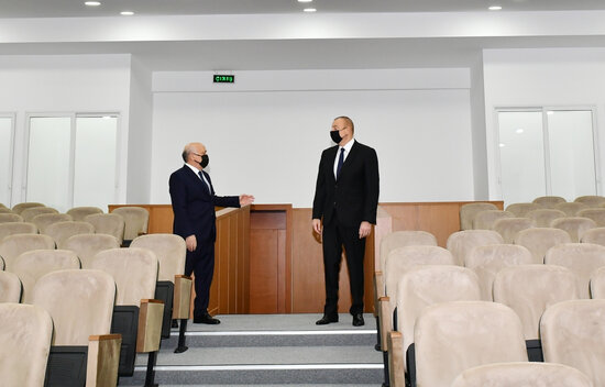 Prezident İlahiyyat İnstitutunun yeni binasının açılışında iştirak edib - FOTO