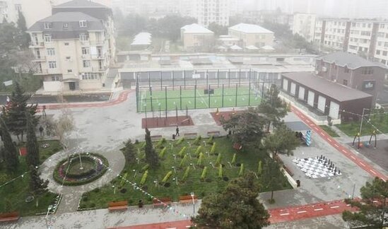 Leyla Əliyeva "Bizim həyət" layihəsi çərçivəsində növbəti həyətin açılışında iştirak edib - FOTO