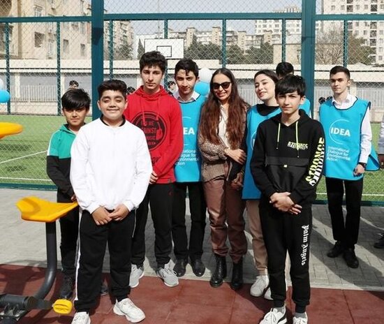 Leyla Əliyeva "Bizim həyət" layihəsi çərçivəsində növbəti həyətin açılışında iştirak edib - FOTO