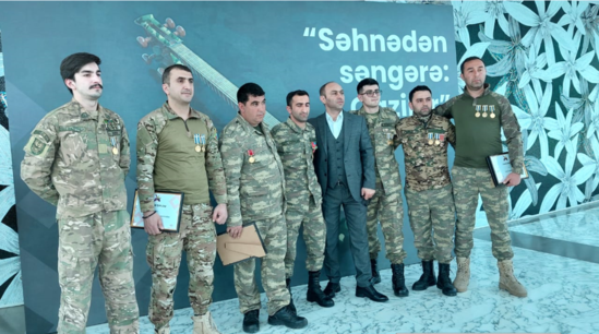 "Səhnədən səngərə: Qazilər" layihəsi çərçivəsində tədbir keçirildi - FOTO - VİDEO