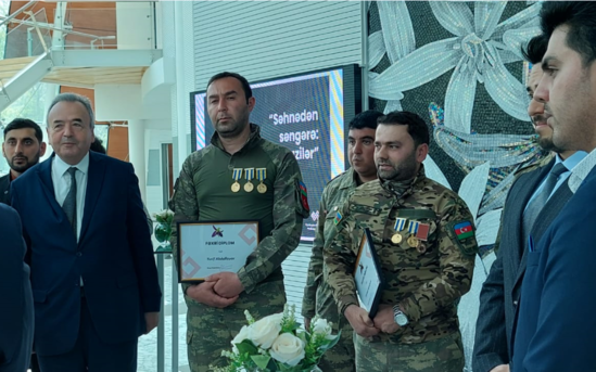 "Səhnədən səngərə: Qazilər" layihəsi çərçivəsində tədbir keçirildi - FOTO - VİDEO