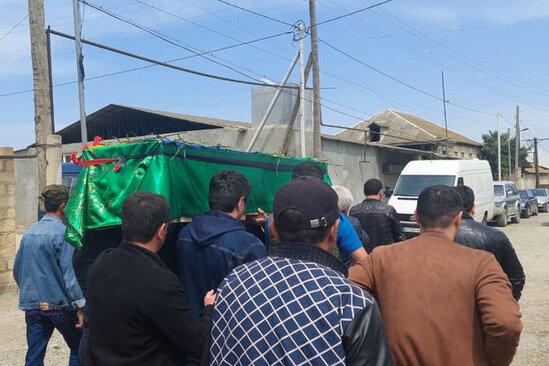 Ukraynada həlak olan azərbaycanlı dəfn edildi - FOTO