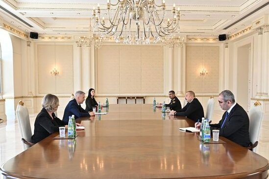 İlham Əliyev Latviyanın baş nazirinin müavinini qəbul etdi - FOTO