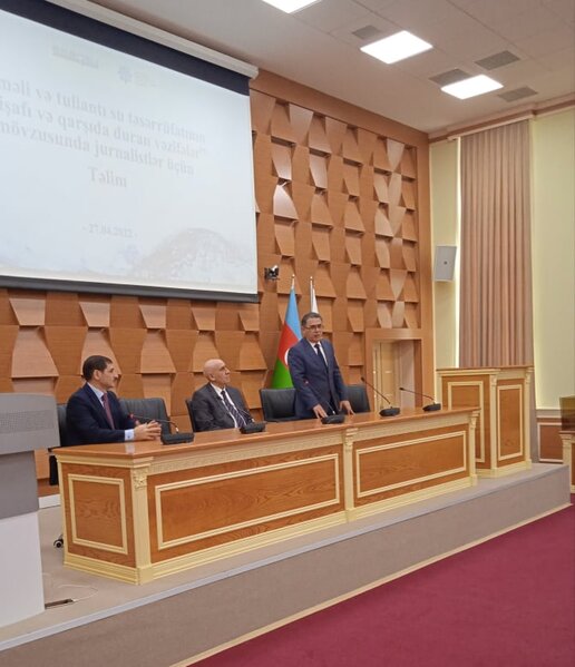 "Azərsu" ASC Medianın İnkişafı Agentliyi ilə birgə jurnalistlər üçün təlim keçirib