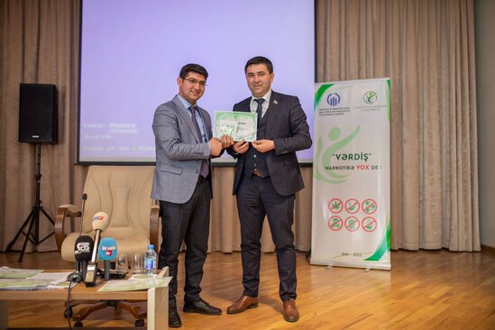 "Vərdiş" Narkotikə YOX de! adlı filmin təqdimatı keçirilib - FOTO