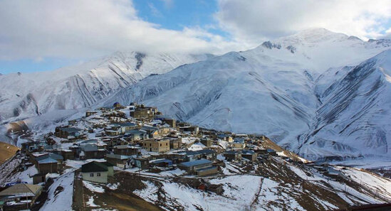 Gədəbəyə qar yağıb - FAKTİKİ HAVA