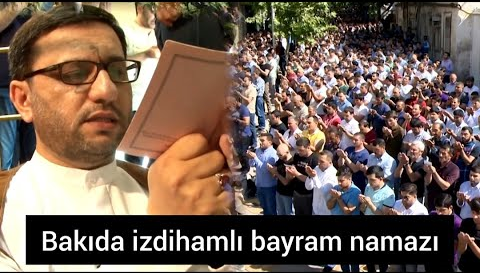 Məşədi Dadaş məscidində bayram namazı qılındı - FOTO-VİDEO