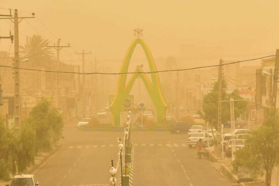 İranın bəzi şəhərlərində toz fırtınaları kəskinləşib