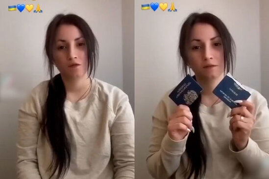 Erməni qadın canlı yayımda pasportunu cırdı: "Ermənistandan imtina edirəm" - VİDEO