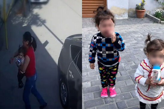 Bakıda iki körpəsini sığınacağa atan qadın: "Özümü və uşaqları benzinlə yandıraram" - VİDEO