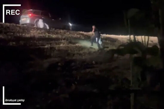 Azərbaycanda polisə silahlı müqavimət göstərən narkokuryer zərərsizləşdirildi - ANBAAN VİDEO