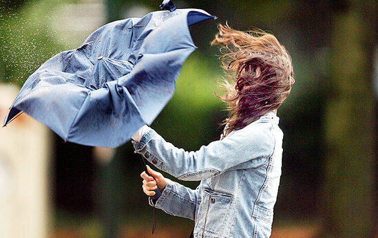 Sabah intensiv yağış yağacaq, güclü külək əsəcək