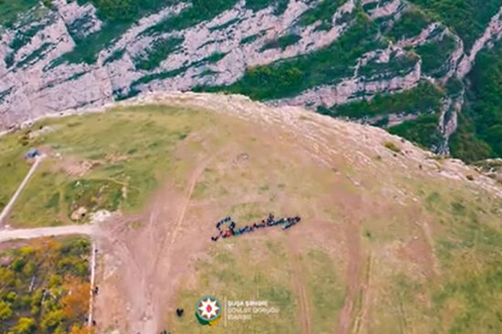 Cıdır düzünə Heydər Əliyevin imzasını çəkdilər - VİDEO