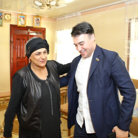 Şəhidin qardaşı doğuldu, onun adını qoydular... - FOTOLAR