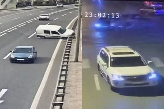 Bakıda "yol terroru" edən diqqətsiz sürücülər - ANBAAN VİDEO