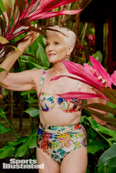 İlon Maskın 74 yaşlı anasının bikinili FOTOSESSİYASI