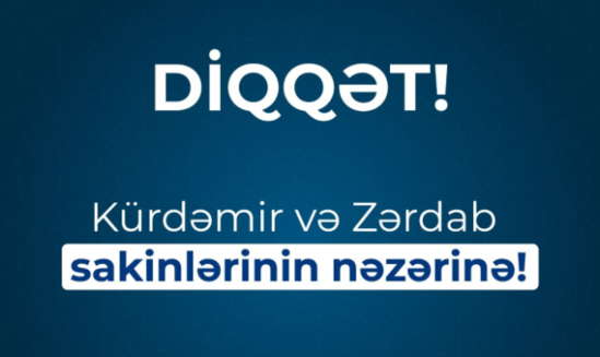 Sosial Xidmətlər Agentliyi Kürdəmir rayonunda vətəndaş qəbulu keçirəcək