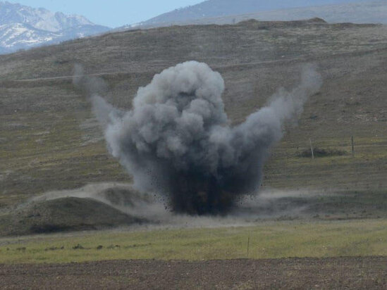Ağdamda minaya düşən hərbçinin ayağı amputasiya edildi - YENİLƏNİB + VİDEO
