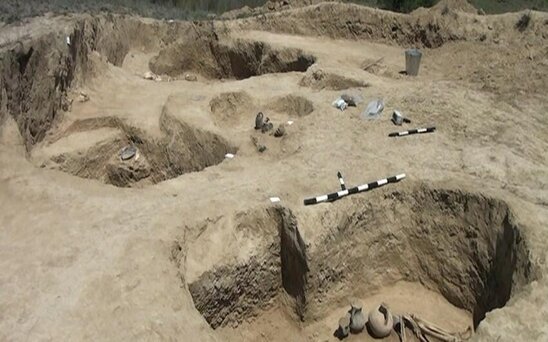 Goranboyda eradan əvvələ aid insan skeletləri aşkarlandı - FOTO