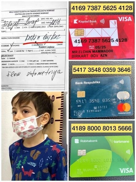 Altı yaşlı Anara kömək edək - FOTO