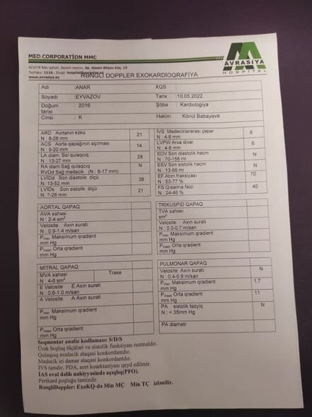 Altı yaşlı Anara kömək edək - FOTO