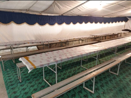 Azərbaycanda 16 yaşlı qızın toyu üçün qurulan çadır dağıdıldı