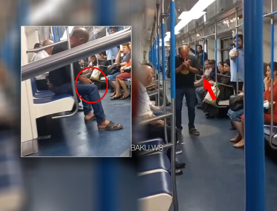 Bakı metrosunda sərnişin siqaret çəkdi, DİN araşdırmalara başladı - VİDEO