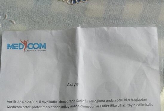 11 yaşlı Sadiq leykozdan yerimə qabiliyyətini itirib - FOTO