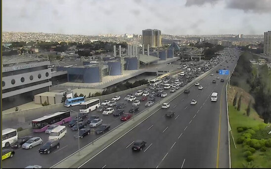 Bakı yollarındakı son vəziyyət açıqlanıb - FOTO