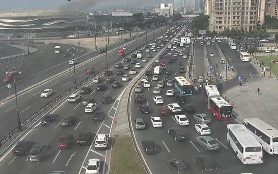 Bakı yollarındakı son vəziyyət açıqlanıb - FOTO