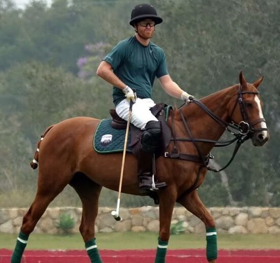 Şahzadə Harri hər kəsin gözü qarşısında atdan yıxıldı - FOTO