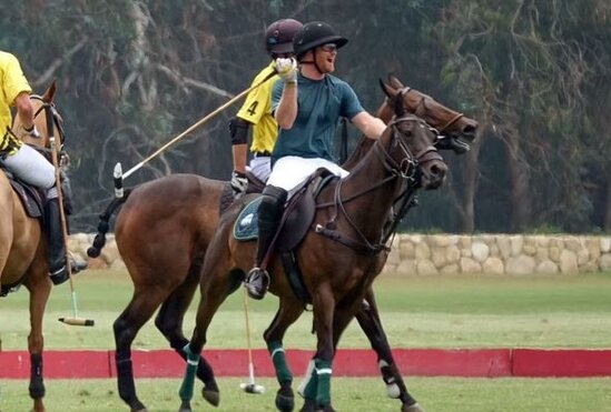 Şahzadə Harri hər kəsin gözü qarşısında atdan yıxıldı - FOTO