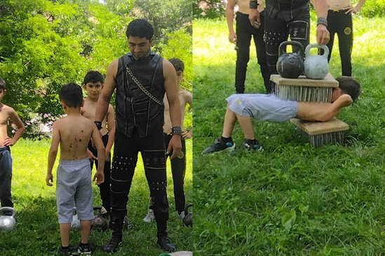 Altı yaşında dişləri ilə avtomobili çəkən pəhləvanın atası: "İspaniyadan təklif gəlmişdi" - FOTO