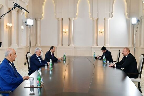 İlham Əliyev Binəli Yıldırımı qəbul etdi