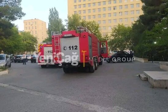 AMEA-nın institutunda yanğınla bağlı MƏLUMAT - YENİLƏNİB + FOTO