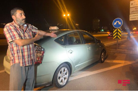 Bakıda qəza zamanı Ukrayna vətəndaşı ağır xəsarət alıb - FOTO/VİDEO