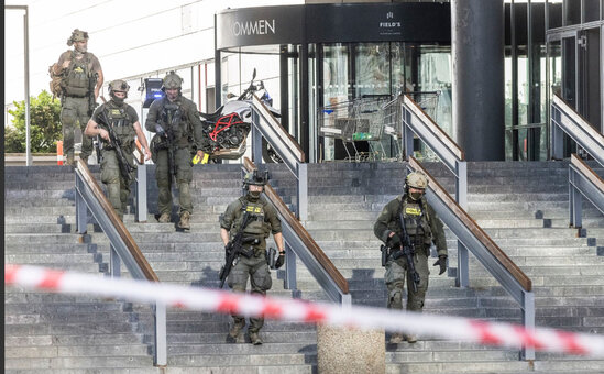 Kopenhagendə ticarət mərkəzində atışma: Ölənlər var - FOTO