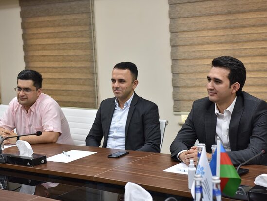 Medianın İnkişafı Agentliyində "Yüksəliş" müsabiqəsinin qalibləri ilə görüş keçirilib