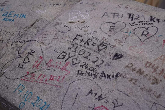 İçərişəhərdə divarları yazanlara XƏBƏRDARLIQ edildi - FOTO