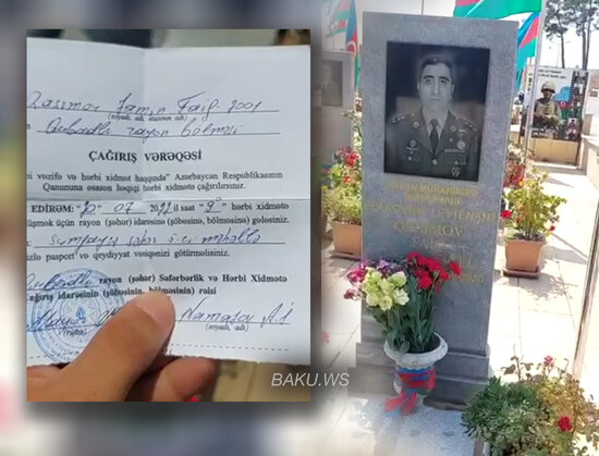 Vətən Müharibəsi Qəhrəmanının oğlu hərbi xidmətə yollanır - VİDEO
